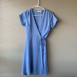 Periwinkle Wrap mini Dress from Lush